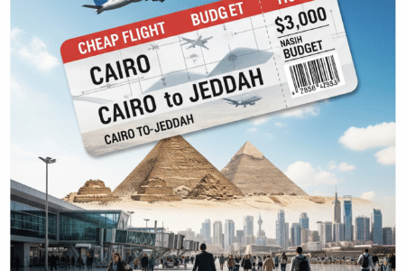 كيف تحجز طيران من القاهرة إلى جدة بأسعار رخيصة
